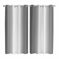 thumbnail image 1 of Dark Gray Kitchen Curtains 84 Inch Length, Gradient White Abstract Minimalist Stripe Grommet Top Bedroom Living Room Curtains, Light Filtering Cafe Curtain Drapes 2 Panels Set 104''x84'', 1 of 9