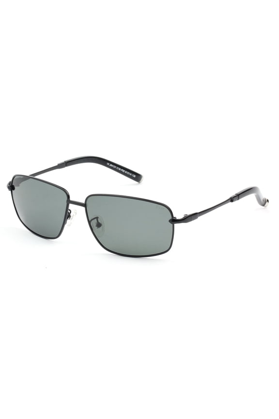 Dark Gray Lens Aviator Frame Sunglasses - UV Protection Sleek Daily Commute Eyewear