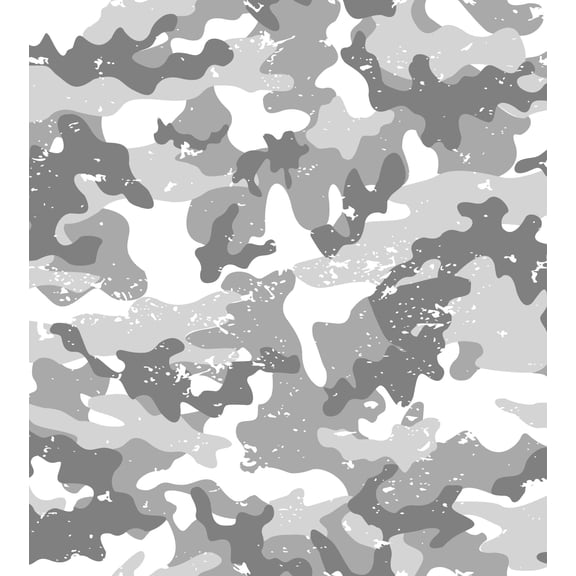 TNCT Dark Gray & Light Gray Camoflauge Pattern Edible Image Chocolate Transfer Sheet, Multicolor
