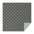 thumbnail image 1 of Dark Gray and Light Gray Checkered Pattern Square Tablecloth,Waterproof Square Table Cover,Wipeable Spillproof Washable Table Cover for Home Kitchen Party Decor 42"X42"(107x107cm), 1 of 6
