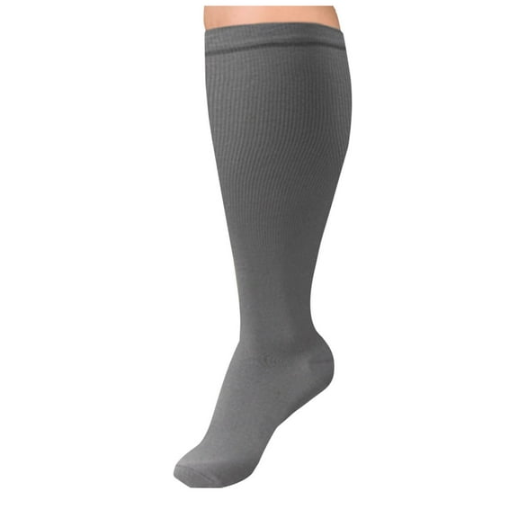 Dark Gray Mens Casual Running Socks Nylon Nurse High Socks Plus Extra Large For Fitness Sports Dark Gray Four Season Universal For Men Women Size Xxl