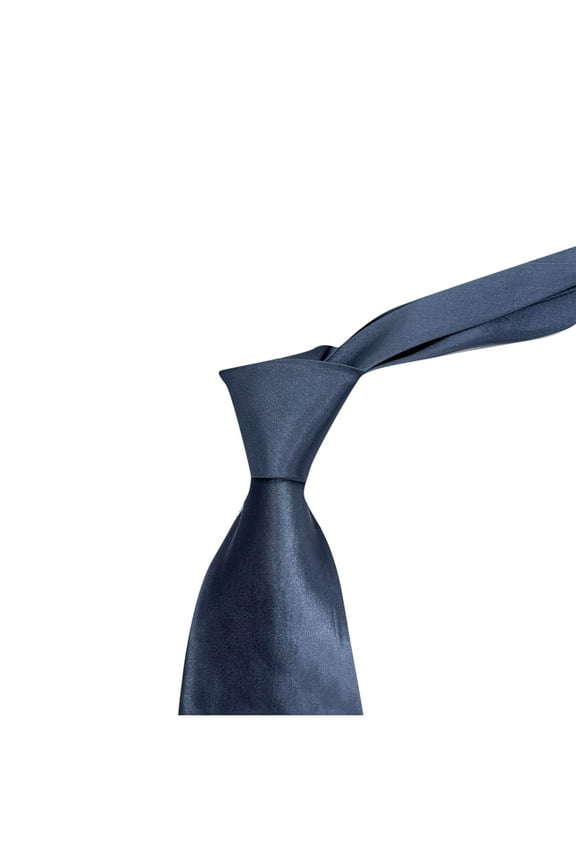 Dark Gray Mens Fashion Business Shirt Solid Polyester Hand Tie For Professional Settings