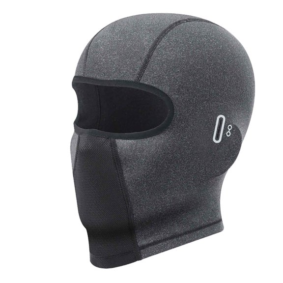 Dark Gray Mens Fleece Lined Balaclava Face Mask Winter Windproof Thermal Head Cover For Skiing Motorcycle Hiking Outdoor Sports And Winter Activities Free Size