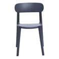 thumbnail image 1 of Dark Gray Midcentury Polypropylene Side Chair Set of 4, 1 of 4