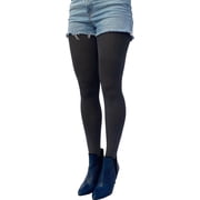 Dark Gray Opaque Full Footed Tights 80D, Pantyhose for Women