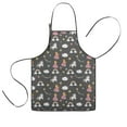 thumbnail image 1 of Dark Gray Princess Unicorn Cloud Pattern Kids Aprons for Girls and Boys,Adjustable Neck Strap Toddler Aprons for Kids Cooking Baking, 1 of 7