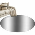 thumbnail image 1 of Dark Gray Round Area Rug 4ft, Gradient White Abstract Minimalist Stripe Washable Non-Slip Circle Rugs for Bedroom Living Room Kitchen, Soft Non Shedding Circle Carpet for Dining Room Dorm, 1 of 9