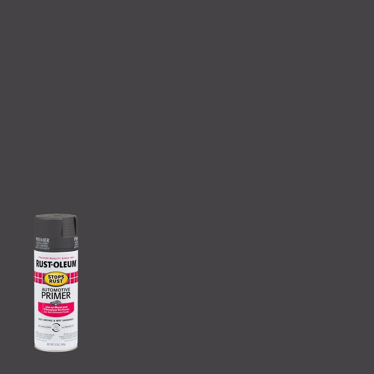 Rust-Oleum 12-oz Black Primer Flat Spray Paint at