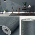thumbnail image 1 of Dark Gray Self-Adhesive Waterproof Thickened Wallpaper 19.69x90.55in - Removable Wall Sticker, Easy Install & Durable, Modern Home Decor for Bedroom, Living Room Background Wall & Easter Decor, 1pc, 1 of 4