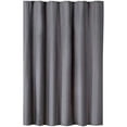 thumbnail image 1 of Dark Gray Shower Liner Heavy Duty Polyester Curtain, Mildew Resistant, 39x71 Inches, 1 of 2