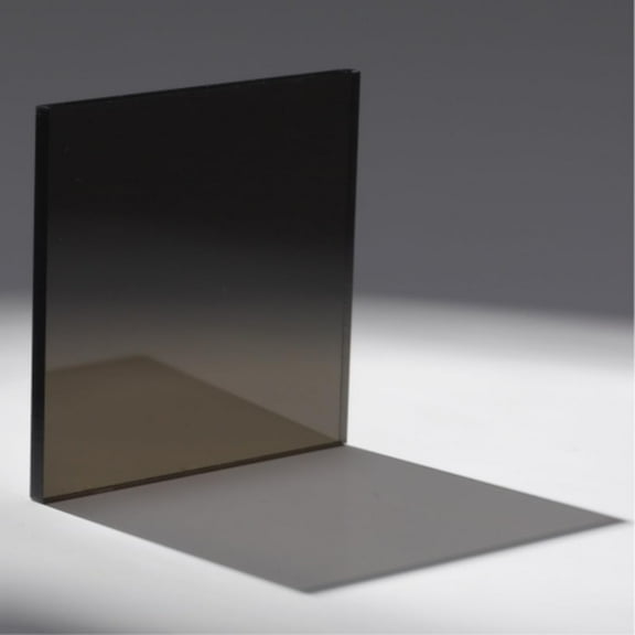 Dark Gray/Smoke Transparent Acrylic Plexiglass Sheet #2074-1/8" Thick - 24" x 24"