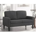 thumbnail image 1 of Dark Gray Smyre Square Arm 53" Loveseat, 1 of 5