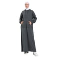 thumbnail image 1 of Dark Gray - Unlined - Modest Dress - Refka, 1 of 5