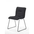 thumbnail image 1 of Dark Gray Velvet Dining Chairs - Set of 2, 1 of 1