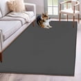 thumbnail image 1 of Dark Gray Washable Area Rug 3x5 Solid Color Low-Profile Large Area Rugs with Non Slip Backing Indoor Floor Carpet for Entrance Living Room Bedroom Home Office, 1 of 9