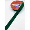 thumbnail image 1 of Dark Green 1" Velvet Ribbon, 1 of 2