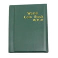 Dark Green 120 Pocket Collection Storage Penny Album Book Collecting