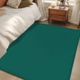 thumbnail image 1 of Dark Green Area Rugs 2.7x5 for Living Room, Farmhouse Solid Green Color Modern Art Non Slip Washable Rug Runner, Low Pile Indoor Floor Carpet Mat Bathroom Rugs for Bedroom, Kids Room, 1 of 9