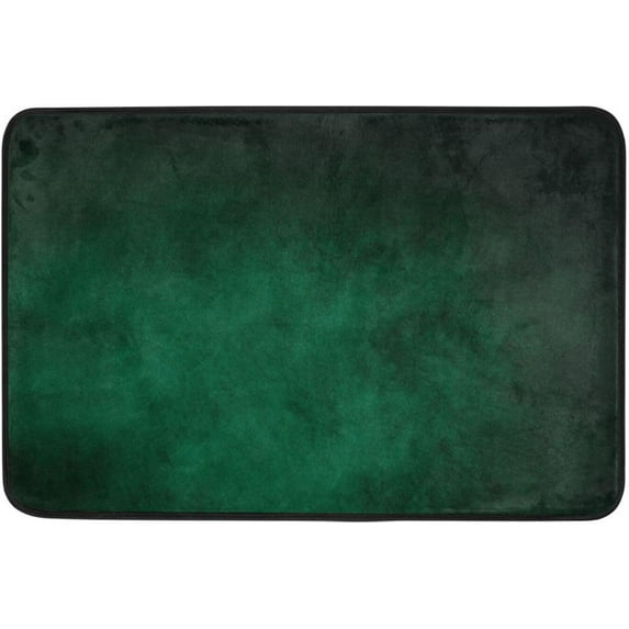 Dark Green Bathroom Rug 16x24 inch,Non Slip Soft Bath Rugs Water Absorbent Bath Mat for Shower Bathroom Floor Rugs Outdoor Doormats