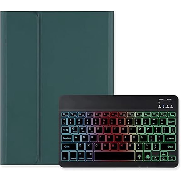 Dark Green+Black RGB Backlit Case for iPad Air 13" / Pro 12.9"