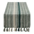 thumbnail image 1 of Dark Green Braided Stripe Table Runner 15x72, 1 of 3