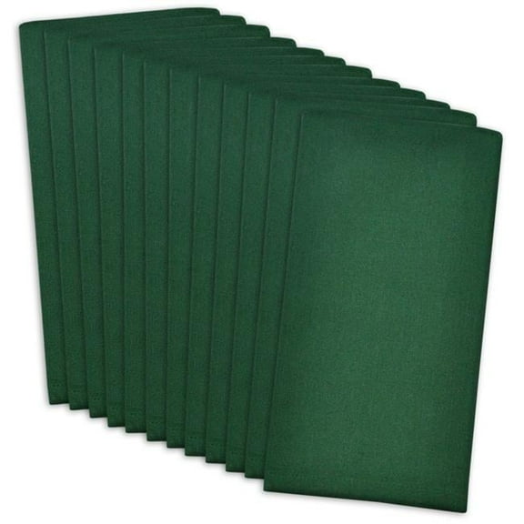 Dark Green Buffet NapkinS Set of 12