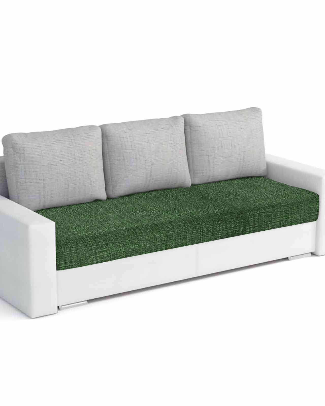 Dark Green Burlap Texture Couch Cushion Covers,Stretch Seat Cushion Covers for Sectional Sofa,Farmhouse Vintage Green L-shaped Sofa&nbsp;Slipcovers Furniture Protector with Elastic&Straps 1Pcs,L
