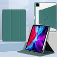 thumbnail image 1 of (Dark Green) Case for iPad Air 4th/iPad Air 5th Generation 10.9-Inch 360 Degree Rotation Protective Stand Case Back Smart Clear Cover Auto Sleep/Wake with Pencil Holder for iPad Air 4/iPad Air 5, 1 of 1