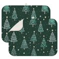 thumbnail image 1 of Dark Green Christmas Tree Pattern Dish Drying Mat for Kitchen 1 Pack, Ultra Absorbent Microfiber Dishes Drainer Mats,18x24in(46x61cm), 1 of 4