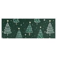 thumbnail image 1 of Dark Green Christmas Tree Pattern Kitchen Rug Mat,Kitchen Runner Rugs Non Skid Washable,Decorative Kitchen Floor Mats for Kitchen,Sink,Laundry,17"X47", 1 of 5