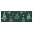 thumbnail image 1 of Dark Green Christmas Tree Pattern Kitchen Rug Mat,Kitchen Runner Rugs Non Skid Washable,Decorative Kitchen Floor Mats for Kitchen,Sink,Laundry,17"x47.2", 1 of 7