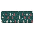 thumbnail image 1 of Dark Green Christmas Tree Pattern Kitchen Rug Mat,Kitchen Runner Rugs Non Skid Washable,Decorative Kitchen Floor Mats for Kitchen,Sink,Laundry,17"x47.2", 1 of 7