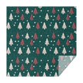 thumbnail image 1 of Dark Green Christmas Tree Pattern Square Tablecloth,Waterproof Square Table Cover,Wipeable Spillproof Washable Table Cover for Home Kitchen Party Decor 52"x52"(132x132cm), 1 of 6