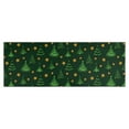 thumbnail image 1 of Dark Green Christmas Tree and Star Pattern Kitchen Rug Mat,Kitchen Runner Rugs Non Skid Washable,Decorative Kitchen Floor Mats for Kitchen,Sink,Laundry,17"X47", 1 of 5