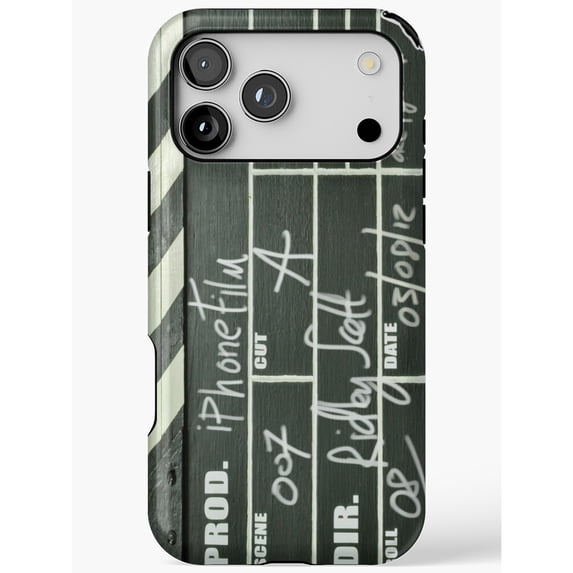 Filming Cooking Iphone Dark Green Film Clapperboard Tough Case for Apple iPhone, Polycarbonate ...