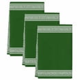 thumbnail image 1 of Dark Green Geometric Kitchen Towels Set of 3, White Greek Key Design Abstract Modern Art Soft Microfiber Dish Towels, Absorbent Washable Dishcloths for Kitchen Cleaning, Drying Dishes, 18x28 Inches, 1 of 9
