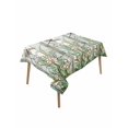 thumbnail image 1 of Dark Green Grass Table Cloth, Flower Dragonfly Retro Pastoral Rustic Waterproof Tablecloth for Rectangle Tables, Reusable Washable Fabric Table Cover for Restaurant Kitchen Dining Tables 60"x84", 1 of 6