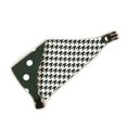 thumbnail image 1 of Dark Green Houndstooth Reversible Dog Bandana by Uptown Pups, 1 of 9