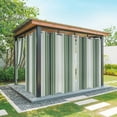 thumbnail image 1 of Dark Green Ombre Stripe Outdoor Curtains for Patio Waterproof,Windproof Privacy Curtains with Weighted Bottom,Farmhouse Simple Striped Outside Drapes for Picnic Garage Backyard Cabana 54"x84" 1 Panel, 1 of 8