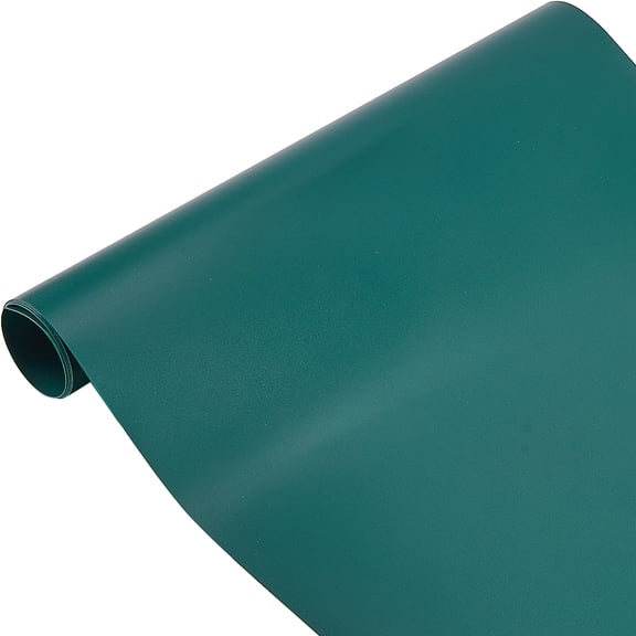 Dark Green Photography Backdrop PVC Background Vinyl 1.3 Yard 15.8 Inch Waterproof Solid Color Matte Flat Lay Photo Studio Props