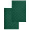 thumbnail image 1 of Dark Green Plaid Kitchen Dish Towels for Drying Dishes Set of 2, Country Vintage Abstract Striped Lattice Waffle Weave Microfiber Hand Tea Bathroom Towels Quick Dry & Absorbent Towel 15.7x23.6, 1 of 7