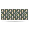 thumbnail image 1 of Dark Green Princess Castle Pattern Bathroom Rugs Mat,Non Slip Microfiber Bathroom Rug,Rubber Backing,Soft Bathroom Mats for Bathroom Floor,Tub and Shower,60x24in(150x60cm), 1 of 4