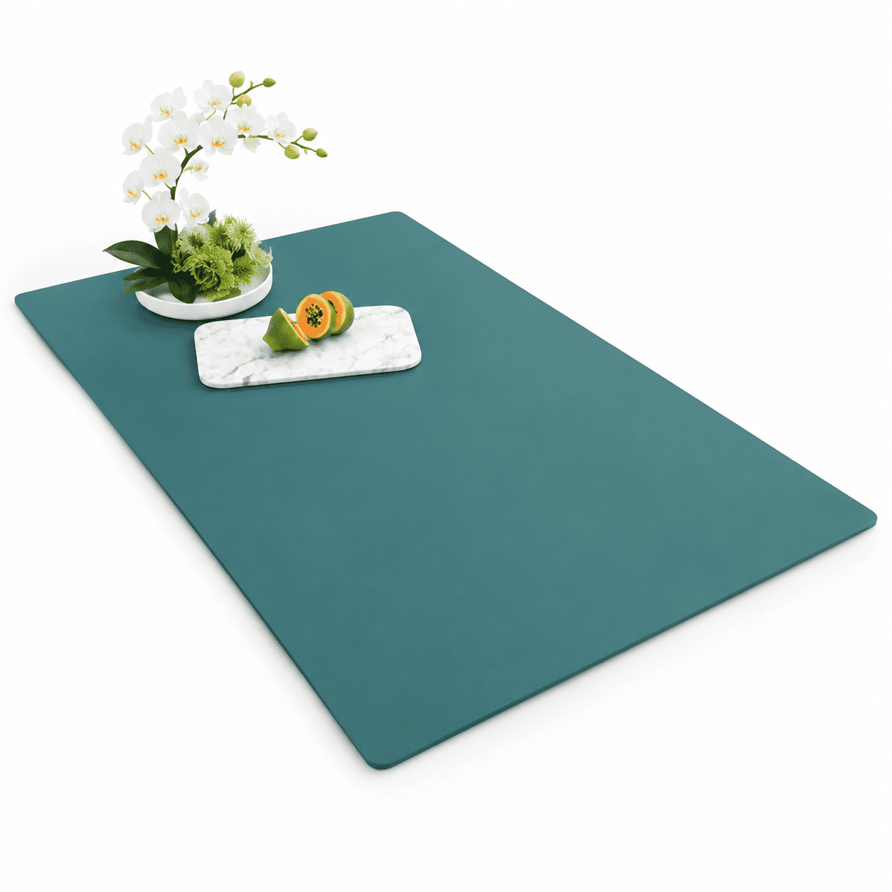 Dark Green Silicone Kitchen Counter Mat 47.3