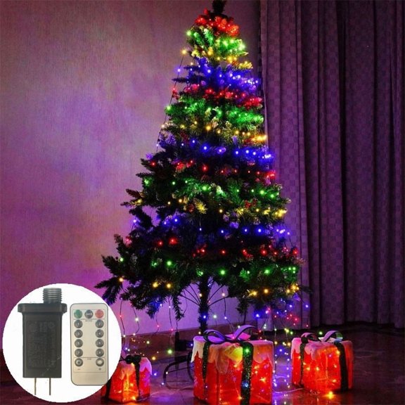 Dark Green Star Lights, USB Powered Christmas String, Waterproof Tree Topper for Wreath Garland, Emerald Green Fairy Lights, Holiday Window Display, B