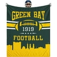 thumbnail image 1 of Dark Green Throw Blanket for Men Women Kids, Super Soft Team Color Fan Gifts Blanket for Bed Sofa Living Room 60"X50", 1 of 6