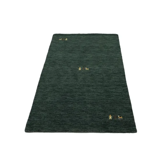 Magic Rugs Steel Dark Green Gabbeh Modern Rug, 3' x 5'
