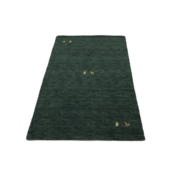 Magic Rugs Steel Dark Green Gabbeh Modern Rug, 3' x 5'