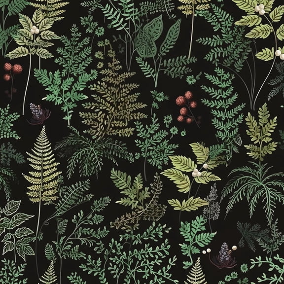 Dark Green Wallpaper Peel and Stick,Modern Botanical and Jungle Leaf 17.5"x 393"Contact Paper,Tropical Greenery Fern Wall Paper For Bathroom Bedroom Vinyl Waterproof Removable Dorm Renter Friendly