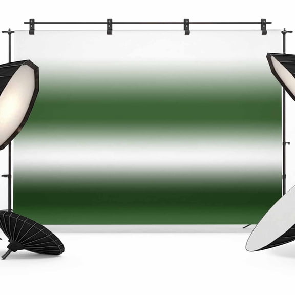 Dark Green and White Gradient Photography Backdrop 7x5FT, Minimalist Forest Green Ombre Photo Backdrops, Background for Photography Studio Photo Studio Background, Back Drop for Photoshoot