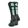 thumbnail image 1 of Dark Green/White Player Id Crew Number Socks (#84, Large), 1 of 2